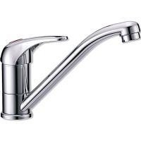 Vandhane forkromet et-grebs mixer